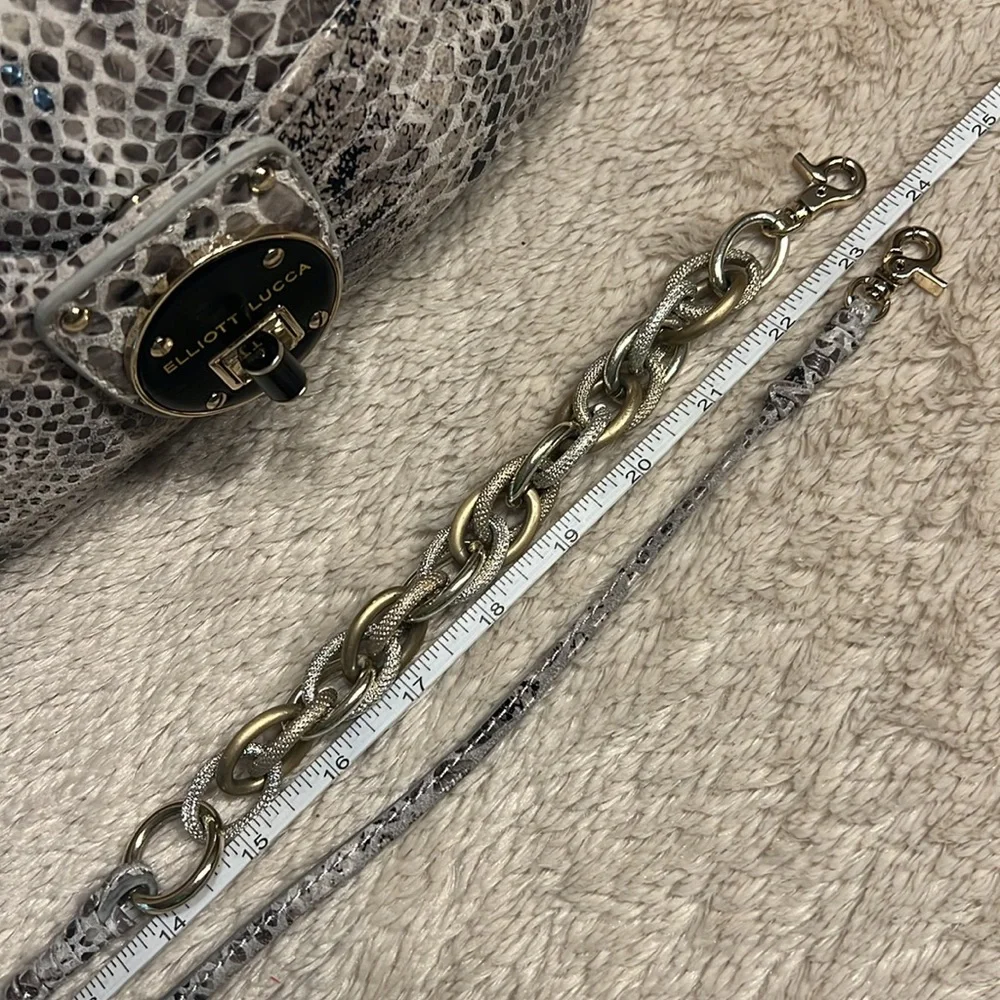 ELLIOTT LUCCA Sintra Snakeskin Print Purse - Picture 15 of 17